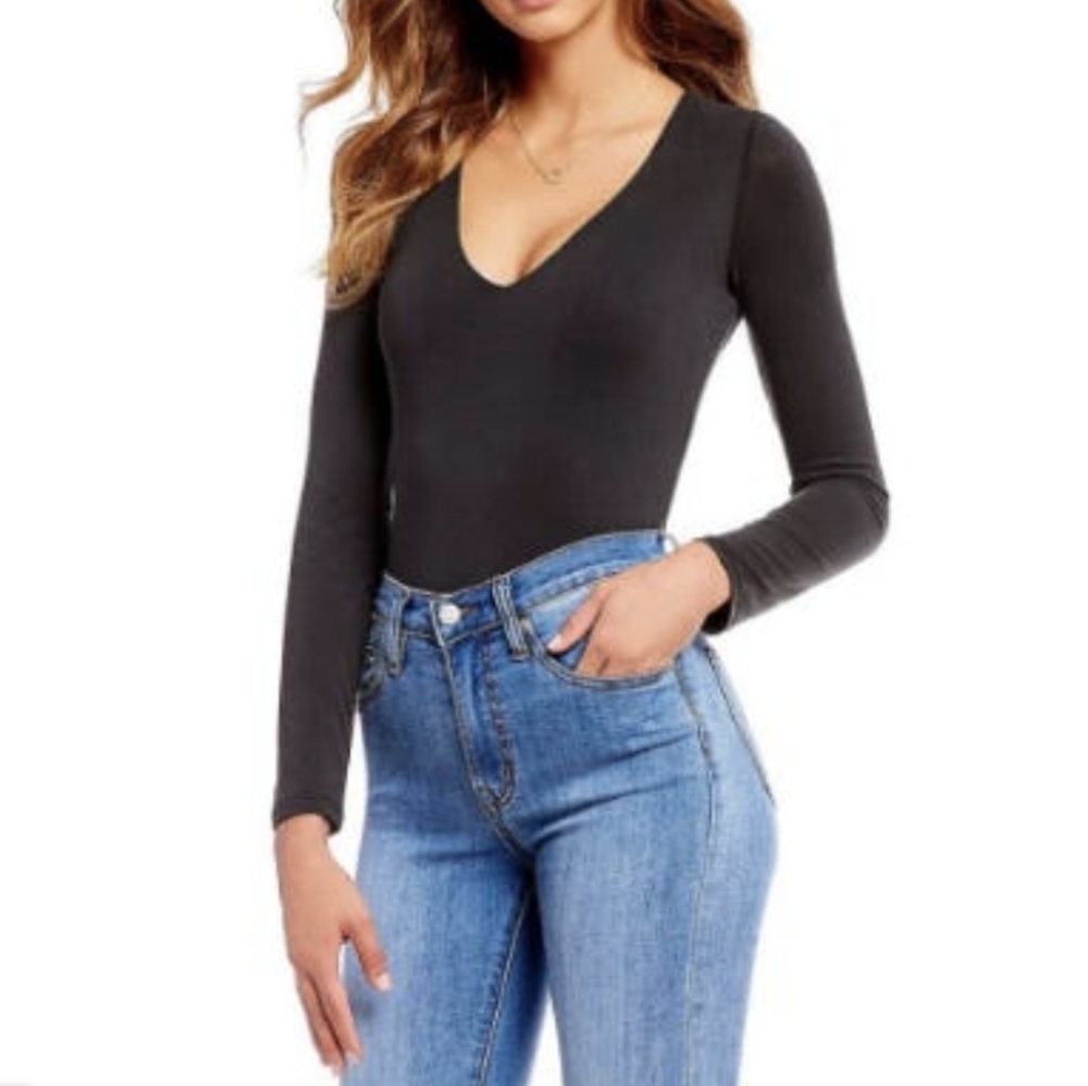 Gianni Bini bodysuit set black/clay SZ small